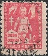 1956 Obligatory Tax. Anti-T.B - Girl And Hands - 1c Red FU - Liefdadigheid