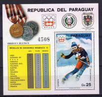 PARAGUAY - BLOC N° 277 **  - INNSBRUCK 76 - Inverno1976: Innsbruck