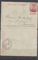 Carte Du 11/06/1913 De Schaerbeek Vers Namur - Cartes-lettres