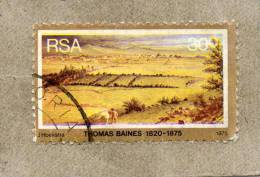 AFRIQUE Du SUD : Peinture- 100 Ans De La Mort De John Thomas Baines : "Prétoria 1874"- Peinture - Art - - Used Stamps