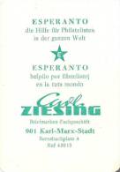 ESPERANTO * STAMP * CALENDAR * Carl Ziesing 1967 * Germany - Small : 1961-70