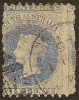 SOUTH AUSTRALIA 1870 6d QV SG 97 U XM815 - Used Stamps