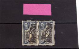 CEYLON GREAT BRITAIN GRAN BRETAGNA 1938 - 1949 KING GEORGE VI - RE GIORGIO USED - Ceylon (...-1947)
