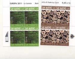 Mint Stamps In Block Europa CEPT 2011 From San Marino - 2011