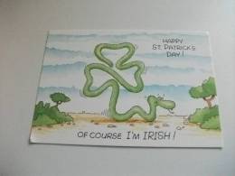 St Patrick´s Day Greetings Beannachtai Na Feile Padraig Everyone Celebrates St. Patrick's Day Even The Banished Snakes - Sonstige & Ohne Zuordnung