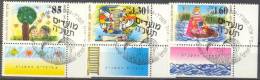 1994 New Year (5755)  Bale 1157-9 / Sc 1210-2 / Mi 1310-2 TAB Gestempelt/oblitere/used [gra] - Gebraucht (mit Tabs)