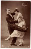 DANCE TANGO OPG Nr. 4543/44 OLD POSTCARD 1913. - Danse