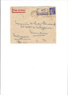 Liaison France Madagascar Réunion AIR AFRIQUE/SABENA 05/02/38 Montpellier Morondava - 1927-1959 Lettres & Documents