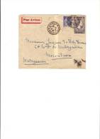 Liaison France Madagascar Réunion AIR AFRIQUE/SABENA 16/04/38Montpellier Morondava - 1927-1959 Briefe & Dokumente