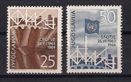 Yugoslavia 1964. Skopje Earthquake MNH Set - Neufs