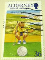 Alderney 2001 Alderny Golf Club 1970's 36p - Used - Alderney