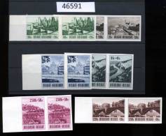 1953 Tourisme 918/923  PAIRES Non Dentelées  Tirage 200 Exemplaires - 1961-1980