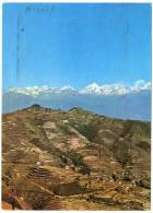 NEPAL - VIEW OF HIMALAYAS FROM NAGARKOT / MULTIPLE FRANKINGS - Nepal