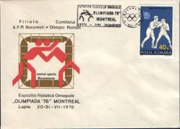 Romania-Occasionally Envelope 1976- Fight;Lutte;Ringkampf. - Summer 1976: Montreal