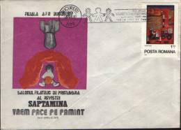 Romania-Occasionally Envelope 1979-We Want Peace On Earth! NO Bombs! - Atomo