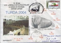 Romania-Occasionally Envelope 2004-Salt Mine Turda-The Walrus; Morse;Walroß - Other & Unclassified