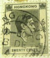 Hong Kong 1938 King George VI 20c - Used - Usados