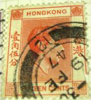 Hong Kong 1938 King George VI 15c - Used - Usados
