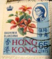 Hong Kong 1968 Bauhinia Flower 65c - Used - Used Stamps