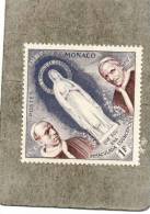 MONACO:  100 Ans Des Apparitions De Lourdes : Pie XII, Statuette De La Vierge Et Pie IX - Religion - Catholicisme - Nuevos