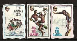 Gambie Gambia 1978 N° 366 / 8 ** Indépendance, Timon, Bataille De L´oreiller, Long Bateau à Rames, Equilibre, Rameurs - Gambia (1965-...)