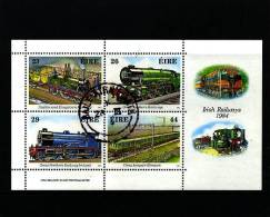 IRELAND/EIRE - 1984  RAILWAYS  MS FINE USED - Blocchi & Foglietti