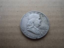 U.S.A. -  HALF DOLLARO ARGENTO 1962  - - 1948-1963: Franklin