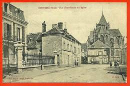 CPA 61 ECOUCHE Orne - Rue Notre-Dame Et L´ Eglise * Edit. Suspuy Tabacs P R S - Ecouche