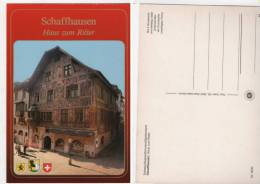 Cart185 Schaffausen, Casa Tipica, Haus Zum Ritter, Affreschi, Stemmi - Sonstige & Ohne Zuordnung