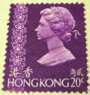 Hong Kong 1975 Queen Elizabeth II 20c - Used - Used Stamps