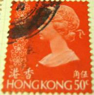 Hong Kong 1975 Queen Elizabeth II 50c - Used - Oblitérés