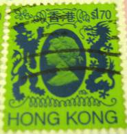 Hong Kong 1982 Queen Elizabeth II $1.70 - Used - Gebruikt