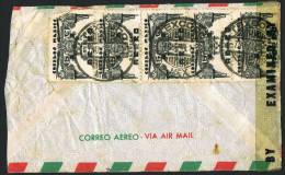 1944  Censored Air Mail Letter To USA  Sc  C65 X 5 - Messico