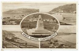 West Shore, Llandudno, 1957 Multiview Postcard - Caernarvonshire