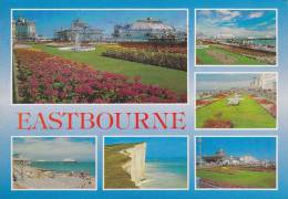 Cp , ANGLETERRE , EASTBOURNE , Multi-Vues - Eastbourne