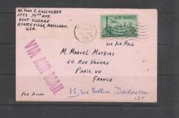 Lettre De 1953 Vers Paris - 2c. 1941-1960 Covers