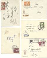 Lot Damenbriefli 8 Stück Verschiedene Erhaltung - Cartas & Documentos