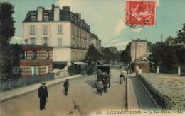 ( CPA 93 )  ILE-SAINT-DENIS  /  La Rue Méchin  - - L'Ile Saint Denis