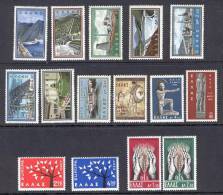 GREECE 1962 Complete Year MNH - Annate Complete