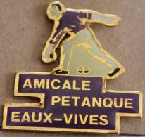 AMICALE PETANQUE EAUX-VIVES - JOUEUR - GENEVE - SUISSE - GENF - GENEVA - BOULE - SCHWEIZ - GINEVRA - SUIZA  - (1) - Pétanque