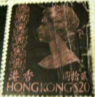 Hong Kong 1975 Queen Elizabeth II $20 - Used - Usati