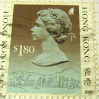 Hong Kong 1989 Queen Elizabeth II $1.80 - Used - Gebraucht