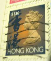 Hong Kong 1993 Queen Elizabeth II $1.30 - Used - Unused Stamps