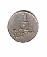 ISRAEL   1/2  LIRAH  1973  (KM # 36.1) - Israele