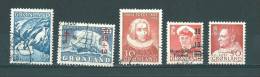 Groenland: 30/ 33 Oblit + 46 ** - Used Stamps