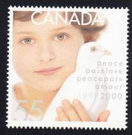 Canada MNH Scott #1813 55c Child And Dove Of Peace - Millenium - Neufs