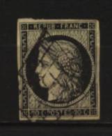 France Cérès  N°  3a Oblitéré  Cote : 65,00€   Au Quart De Cote - 1849-1850 Cérès