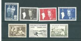 Groenland:  Année 1980 -  107/ 113 ** - Komplette Jahrgänge