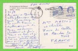 Sur CP - CANADA - 2 Timbres - Storia Postale