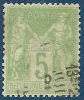 FRANCE Oblitéré Y&T N°102 Bien Centré - 1898-1900 Sage (Tipo III)